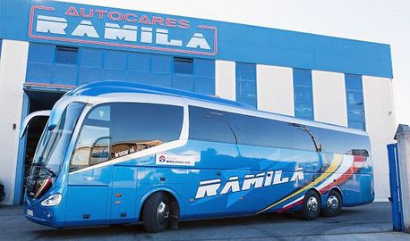 Autocares Rámila S.L. autobús estacionado